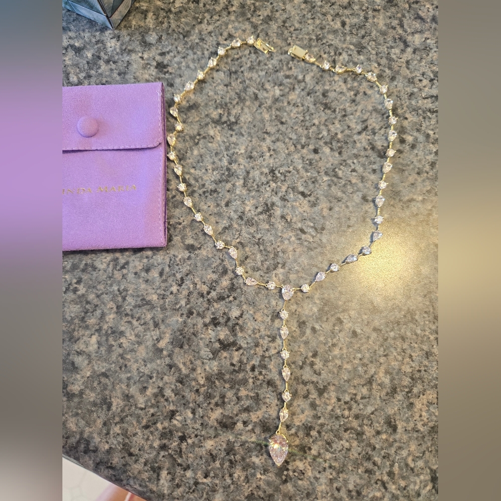 Melinda Maria "F ING GORGEOUS" Lariat Necklace